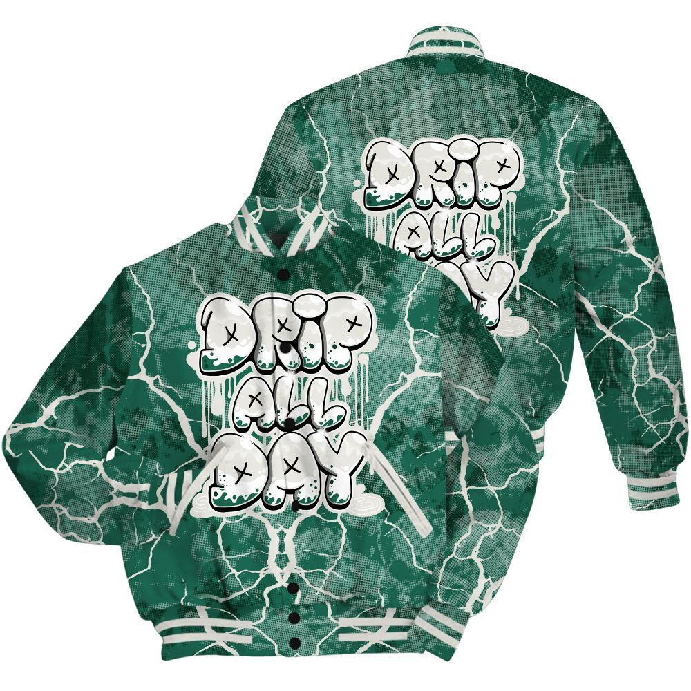 Varsity Jacket To Match Oxidized Green 4s Shirt - DRIPPIN Days Graphic Halloween All Over Print