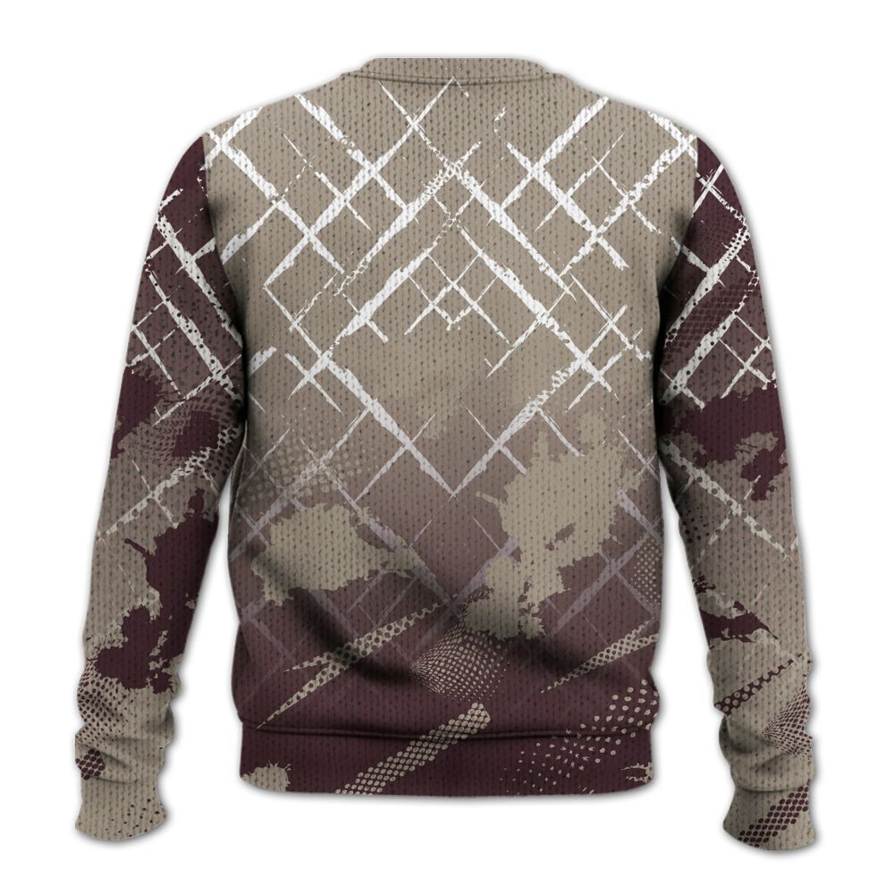 Knitted Sweater To Match AMM Retro Phantom 4s - Halftone Stand Business Dripping