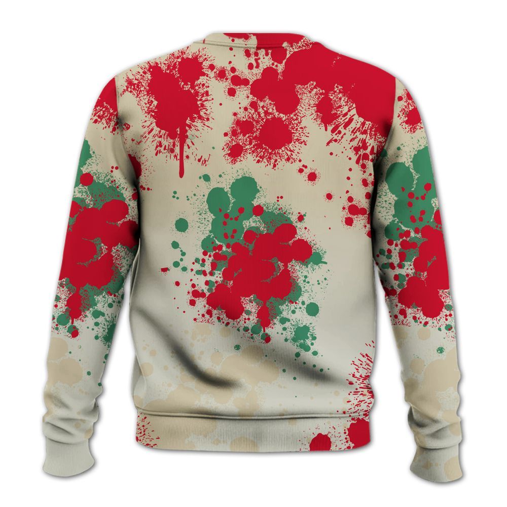 Sweatshirt To Match El Grito 5s - Trust No One Scary All Over Print