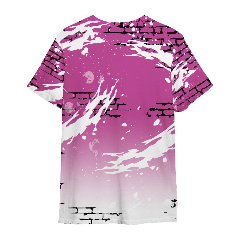 Shirt To Match Dunk Low Active Fuchsia - Values Of Loyalty Drip All Over Print