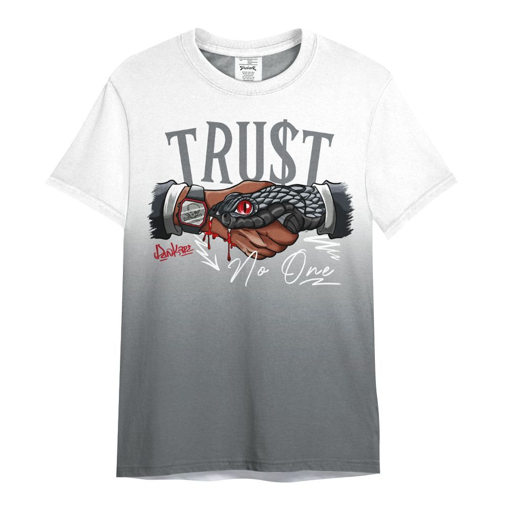 Shirt To Match Retro Fire Red 9s - Snake Trust No One Drip All Over Print