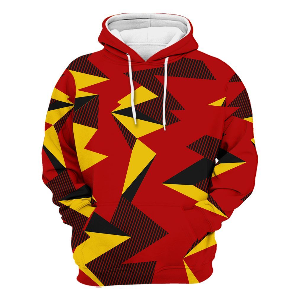 Hoodie To Match Low Lucky Cat 1s - Geometric Camouflage Pattern All Over Print