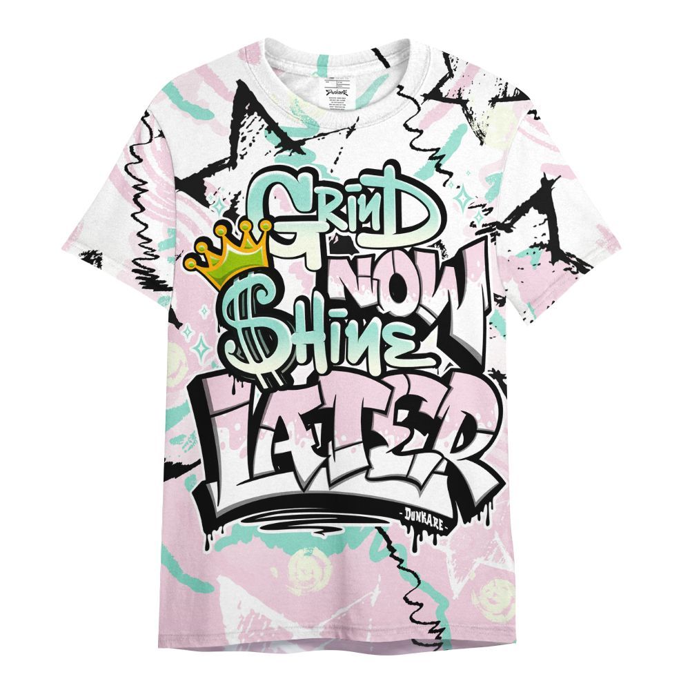Shirt To Match Retro Easter 5s - Grind Shine Later Drip All Over Print
