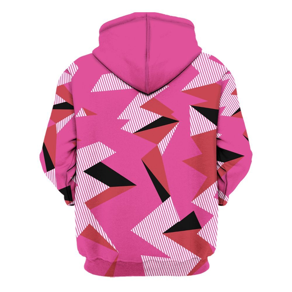 Hoodie To Match KD 4 Aunt Pearl - Geometric Camouflage Pattern All Over Print