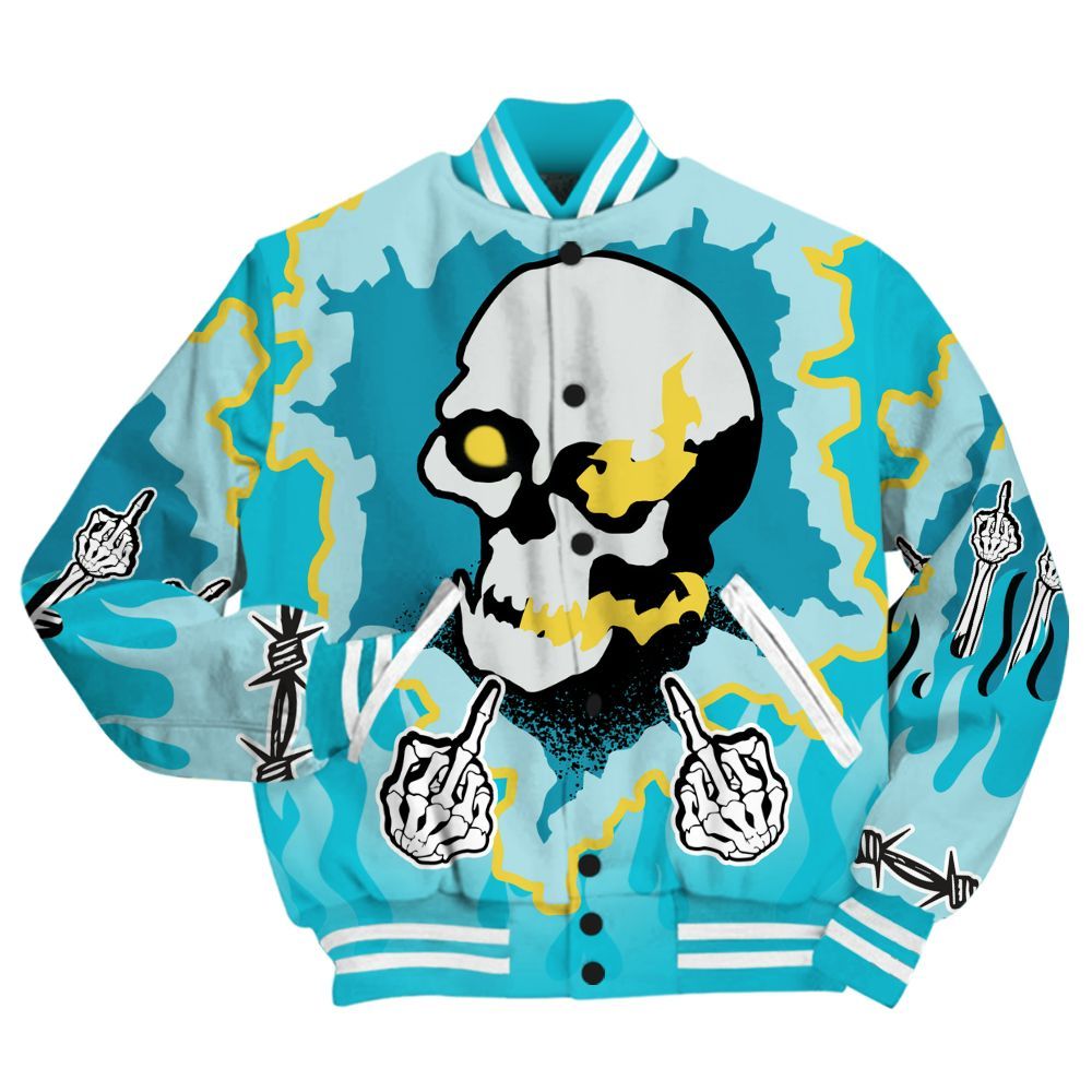 Varsity Jacket To Match Dunk Low KD 17 N7 - F Around Find Out Graphic Trapped All Over Print