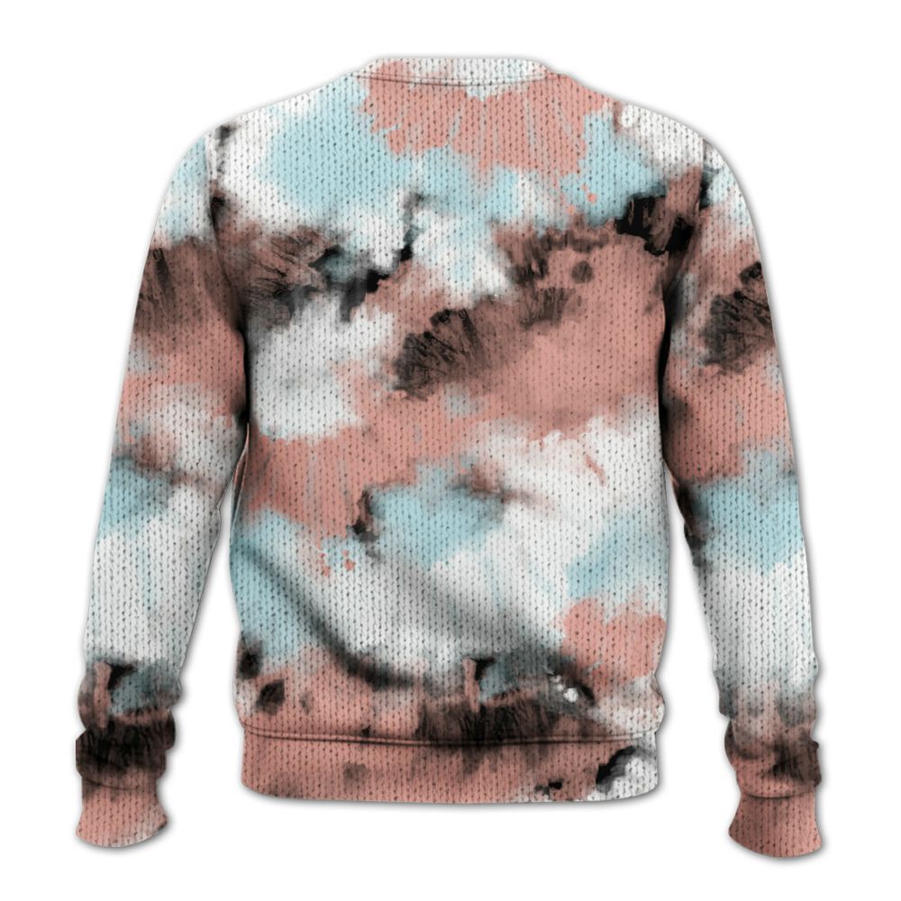 Knitted Sweater To Match Dunk Low Glacier Arctic - Tie Dye FK Around Find Out