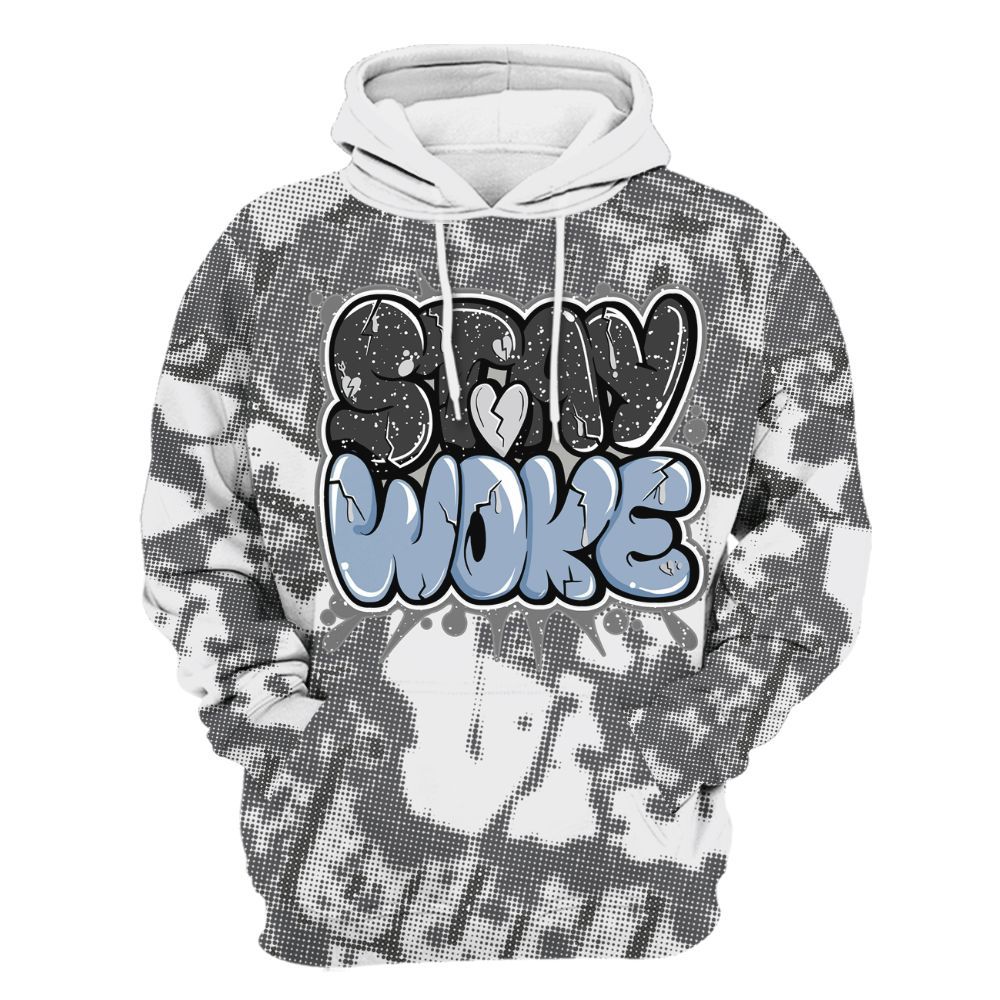 Hoodie To Match Reverse Black White 6s - Stay And Woken Street All Over Print