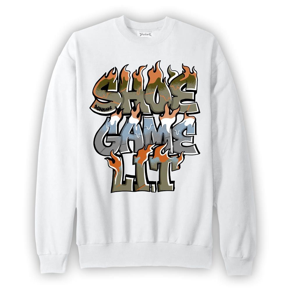 Sweatshirt To match Olive 5s Sweatshirt - Shoe Game Lit Graphic Graphic