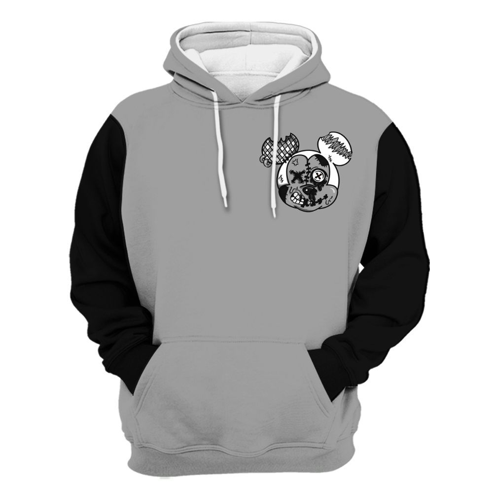 Hoodie To Match Black Wolf Grey 12s Varsity Jacket, Custom Name Got Em Drip All Over Print