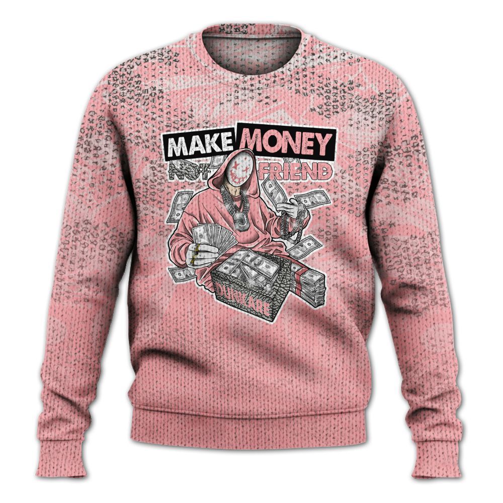 Knitted Sweater To Match Retro Wings 3s - Make Moneys Unique