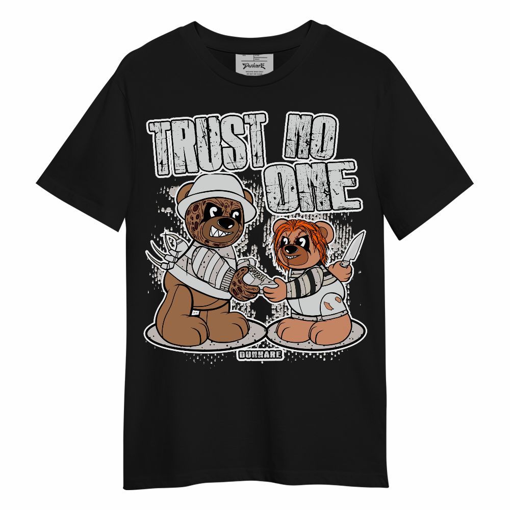 Shirt To Match Shirt To Match Retro Reverse Metallic 5s - Trust No One Bear Halloween Unisex Shirt
