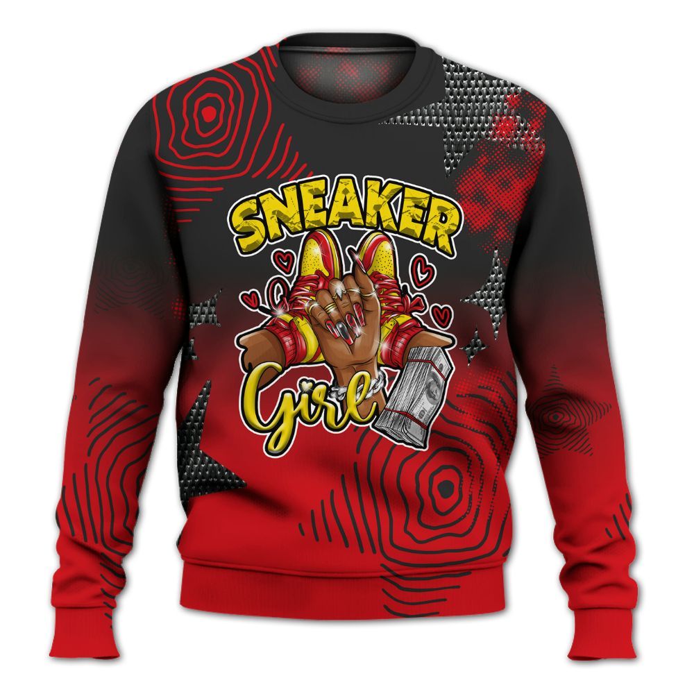 Sweatshirt To Match Ferrari 14s - Sneakerz Girlz Unique Starz All Over Print