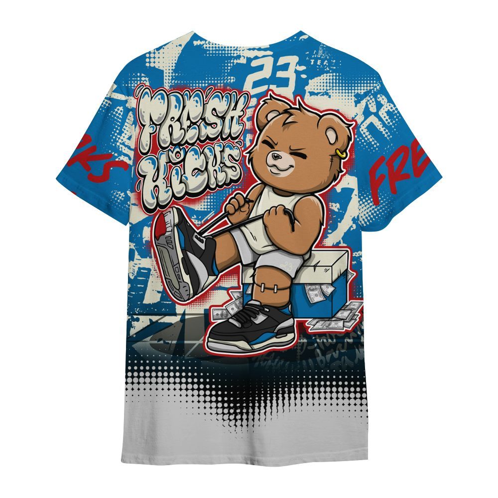 Shirt To Match Rare Air 3s - Fresh Kicks Bear Grunge All Over Print