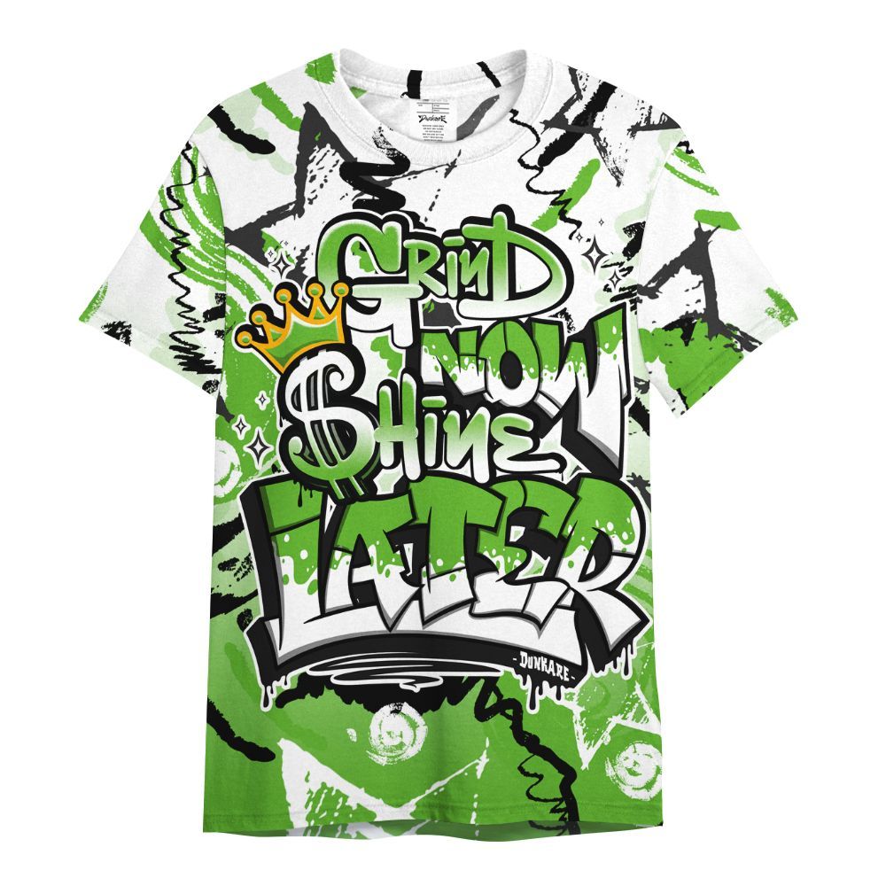 Shirt To Match Air Foamposite One Volt - Grind Shine Later Drip All Over Print