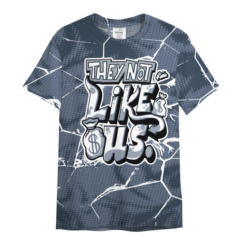 Shirt To Match Low Diffused Blue 11s - Dislike Us Graphic All Over Print