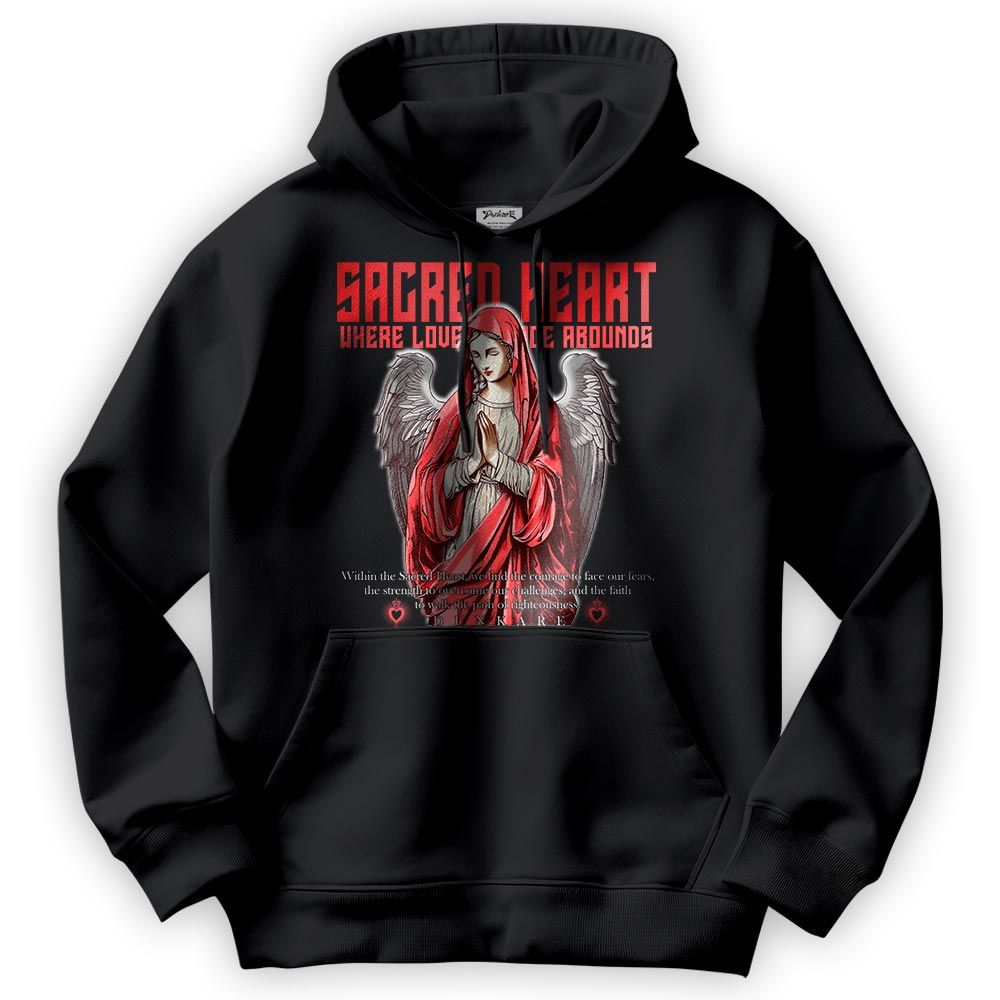 Sweatshirt To Match Hoodie Love's Grace, Bred Reimagined 4s Hoodie, To Match Sneaker Bred Reimagined 4s, Hoodie NCMD