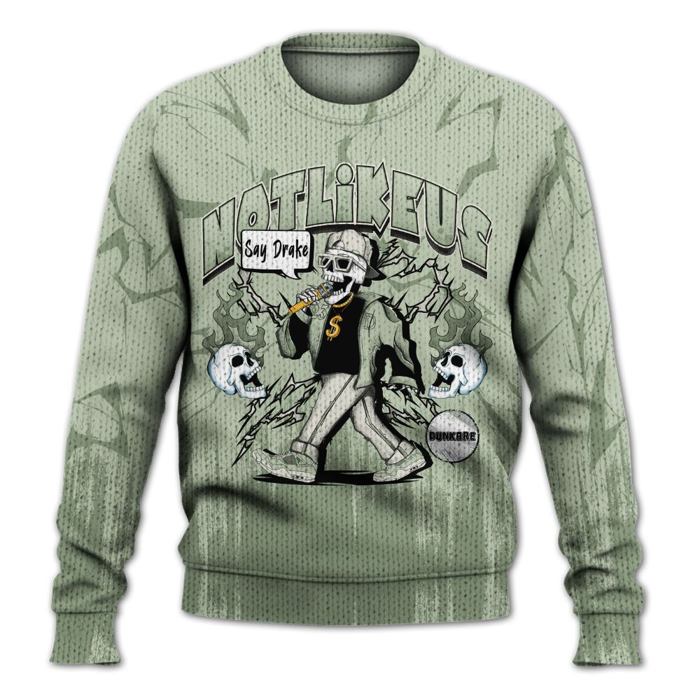 Sweater To Match Seafoam Sail 4s - Don't Like Us Graphic