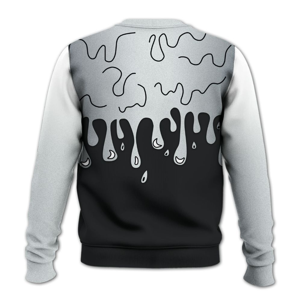 Sweatshirt To Match Cap And Gown 6s - Snake Trust No One Drip All Over Print