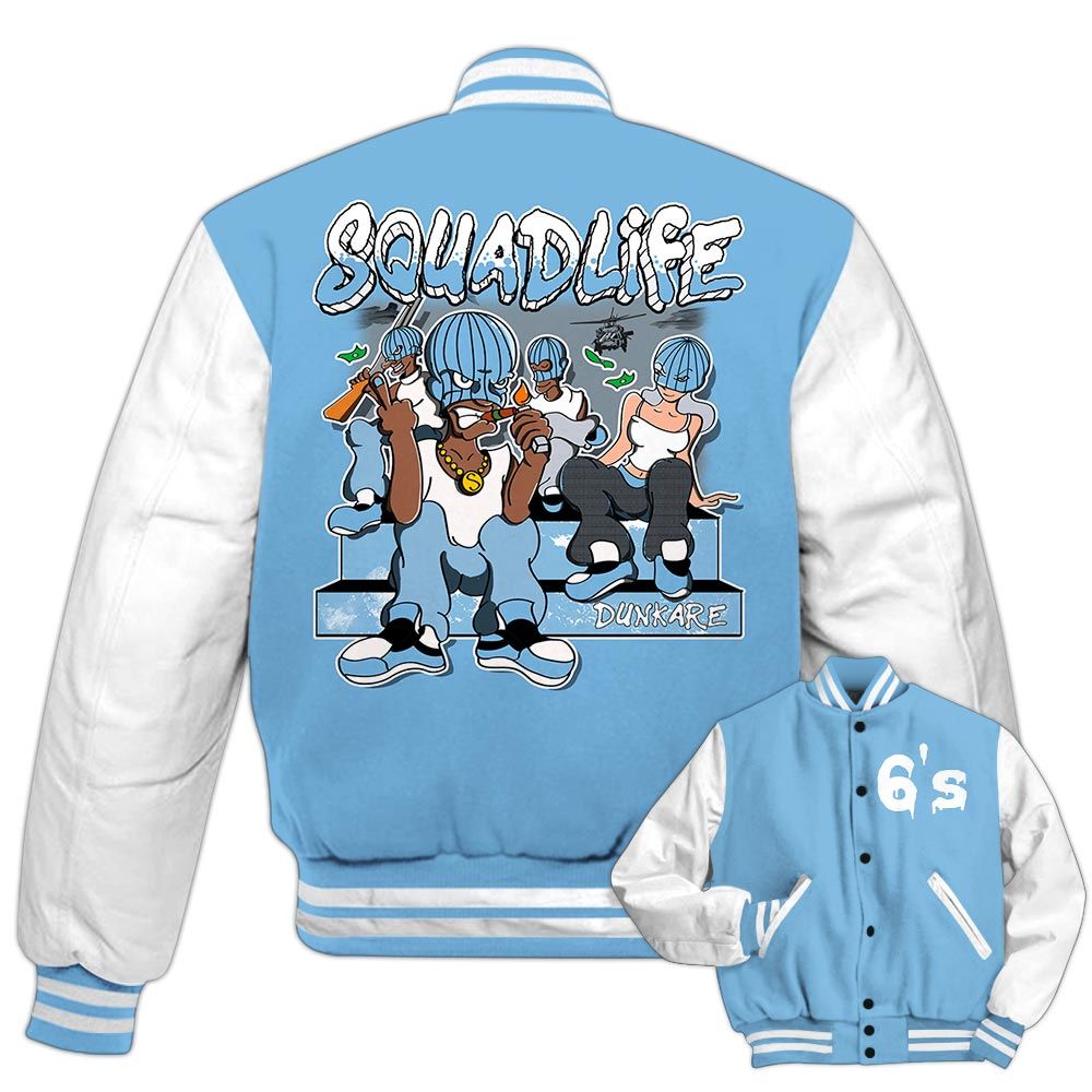 Varsity Jacket To Match Craft Paris 6s - Squad Life Varsity Jacket Outfit 1605 LGH