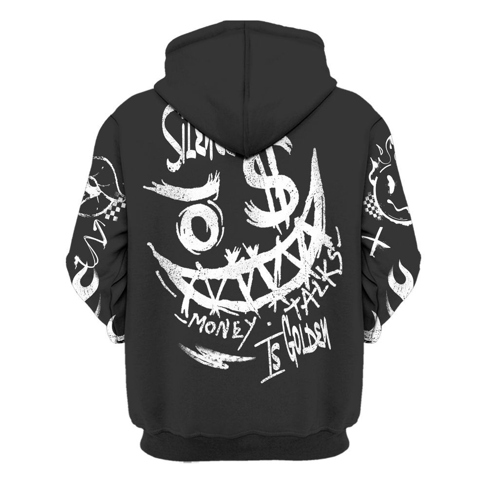 Hoodie To Match White Thunder 4s - Mouth Burning Street Style All Over Print