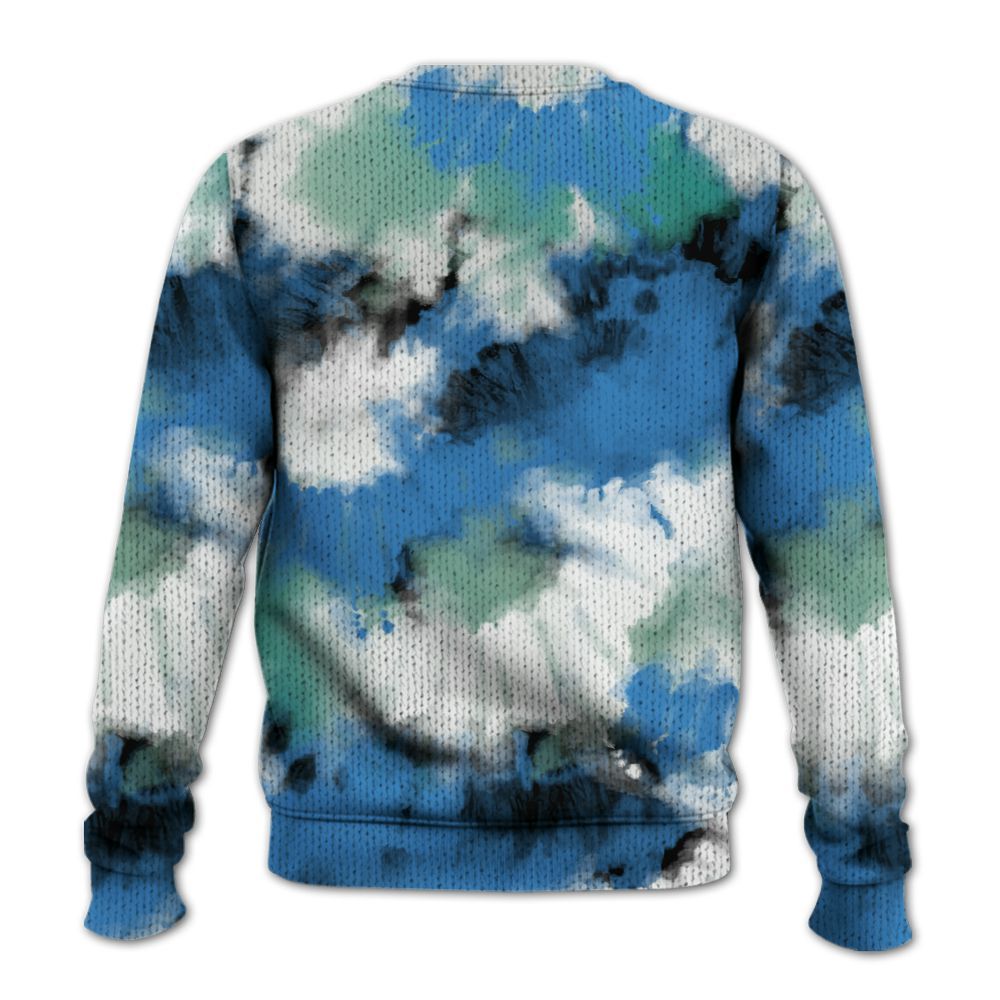 Knitted Sweater To Match Low Carolina 17s - Tie Dye FK Around Find Out