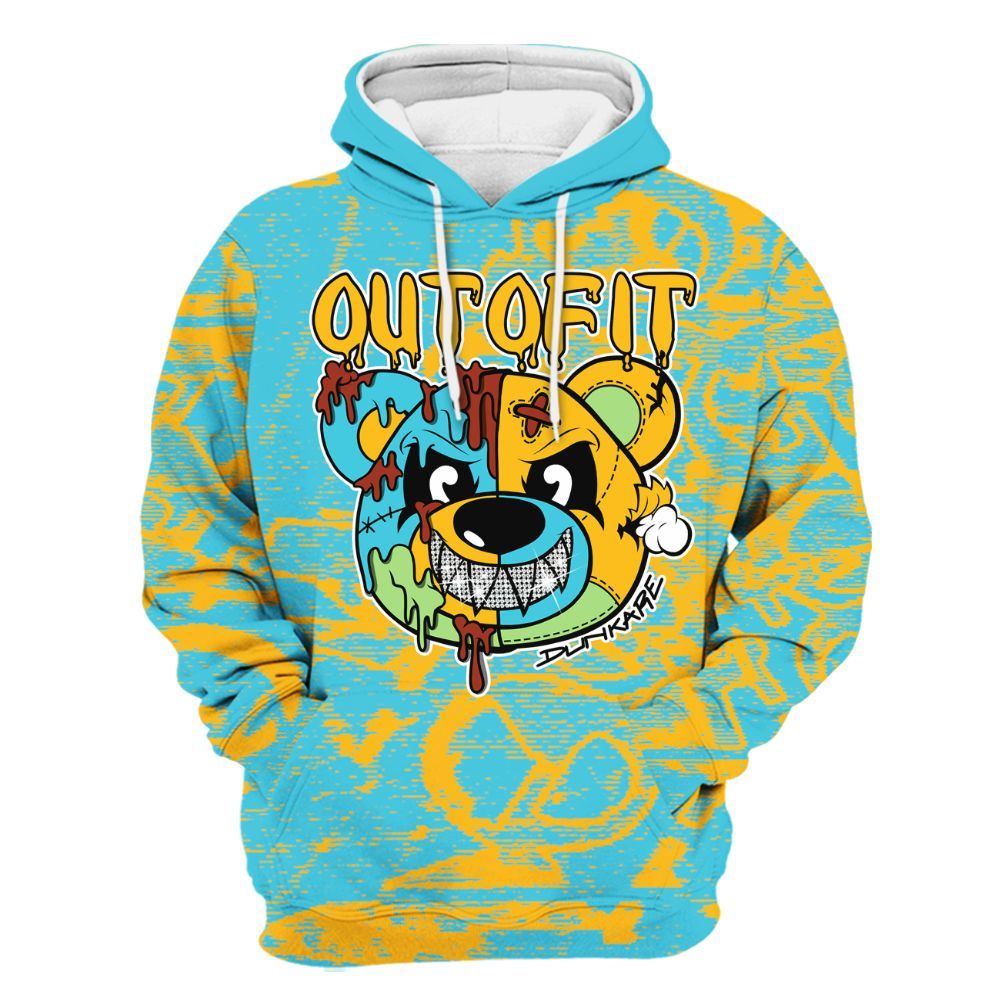 Hoodie To Match SB Dunk Di'Orr Greenwood - Out Of It Bear Avant-Garde All Over Print