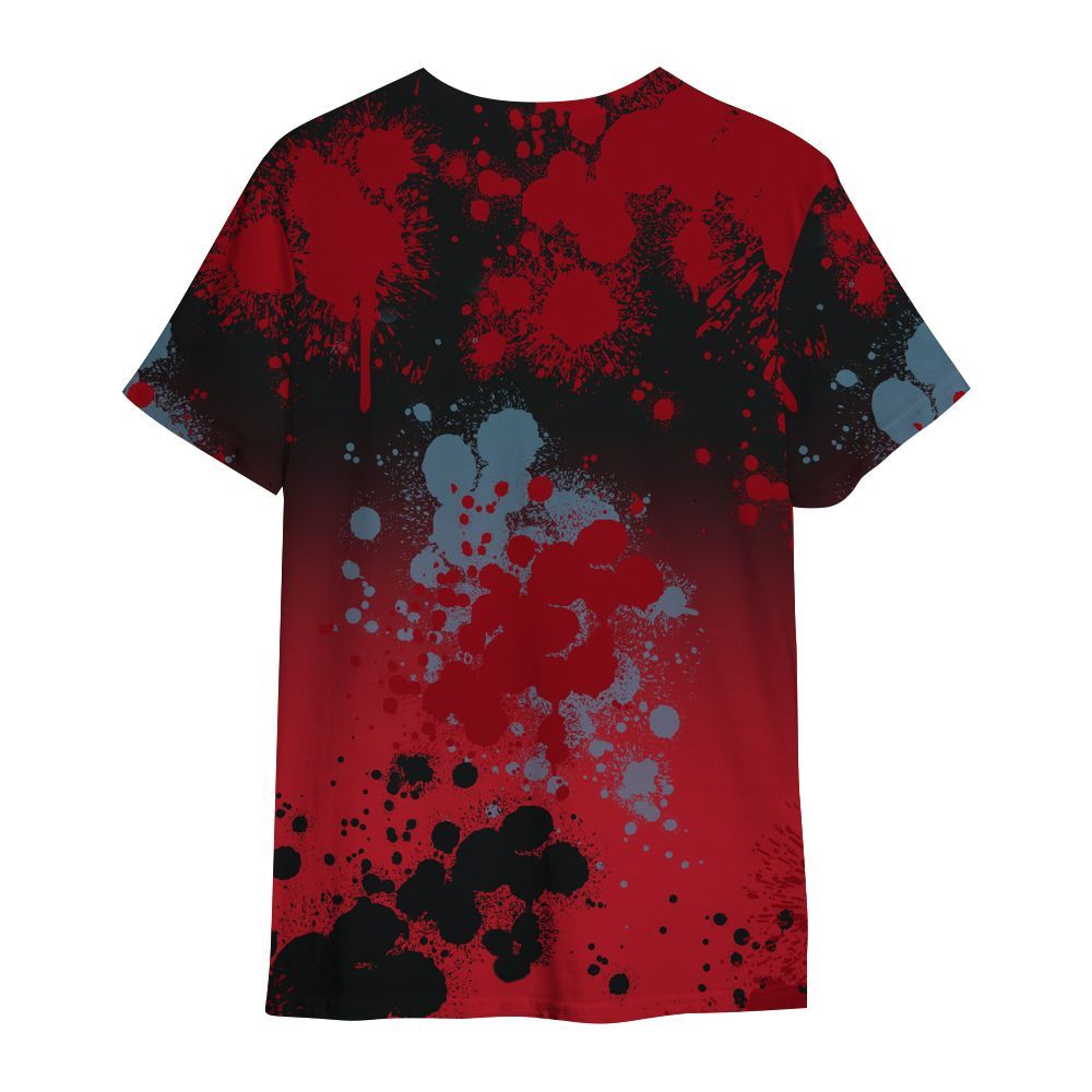 Shirt To Match Retro Raging Bull 5s - God Blessed Ink Drip All Over Print