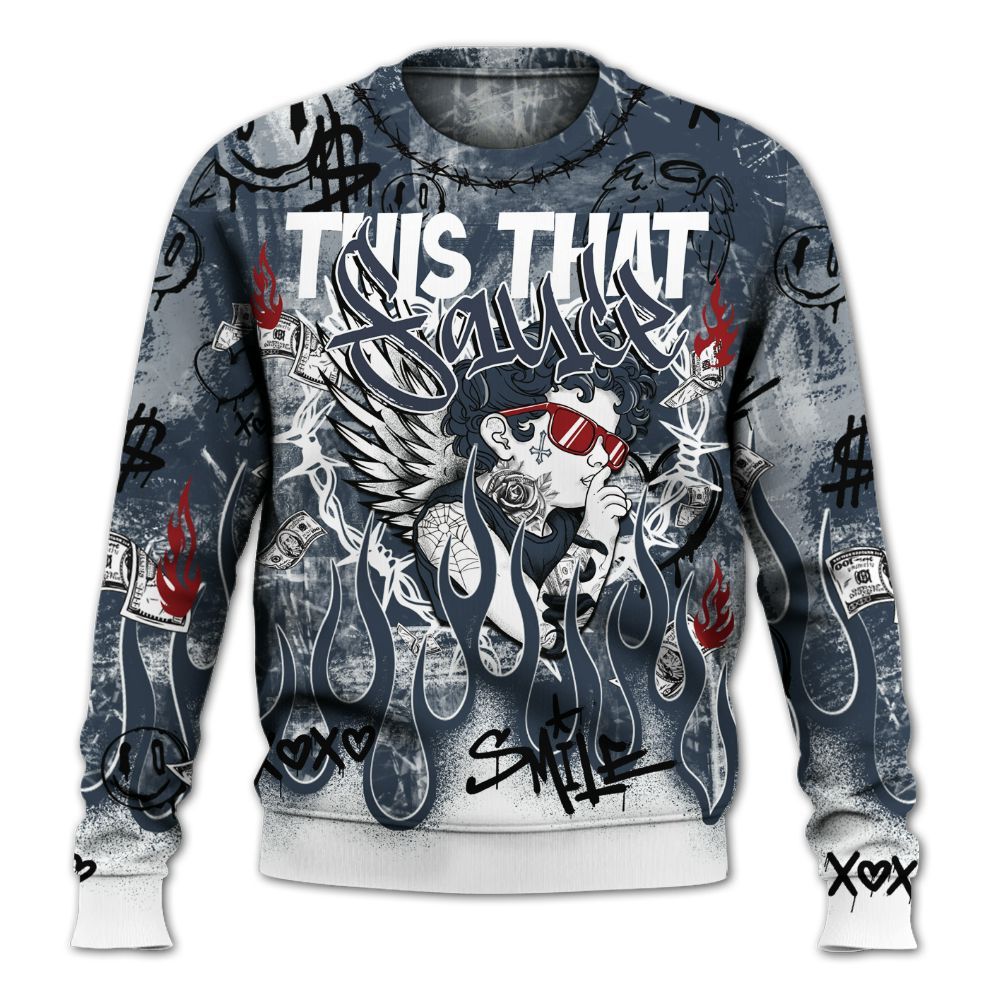 Sweatshirt To Match Retro Olympic 6s - This That Sauce Angel All Over Print
