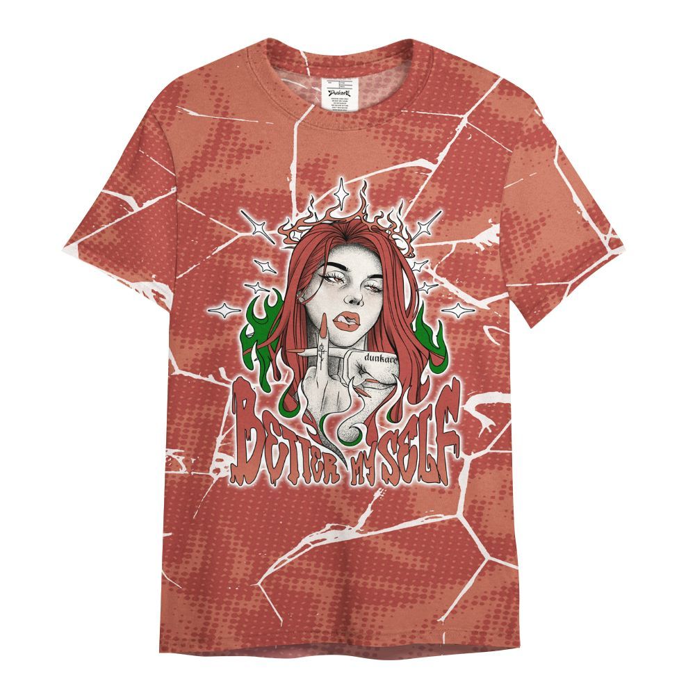 Shirt To Match Dune Red 13s - My-Self Crack Unique All Over Print