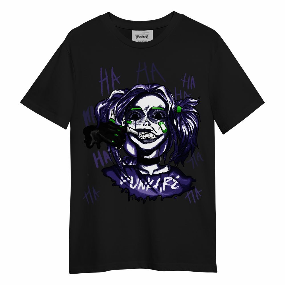 Shirt To Match Retro Court Purple 13s - Bad Girl HAHA Unisex Shirt