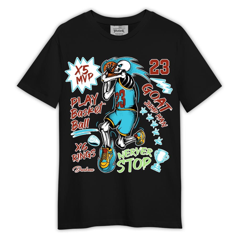 Shirt To Match SB Dunk Di'Orr Greenwood - Never Stop G.O.A.T Shirt Outfit