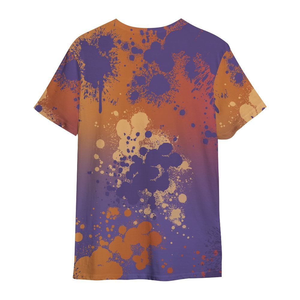 Shirt To Match Book Sunset 1s - God Blessed Ink Drip All Over Print
