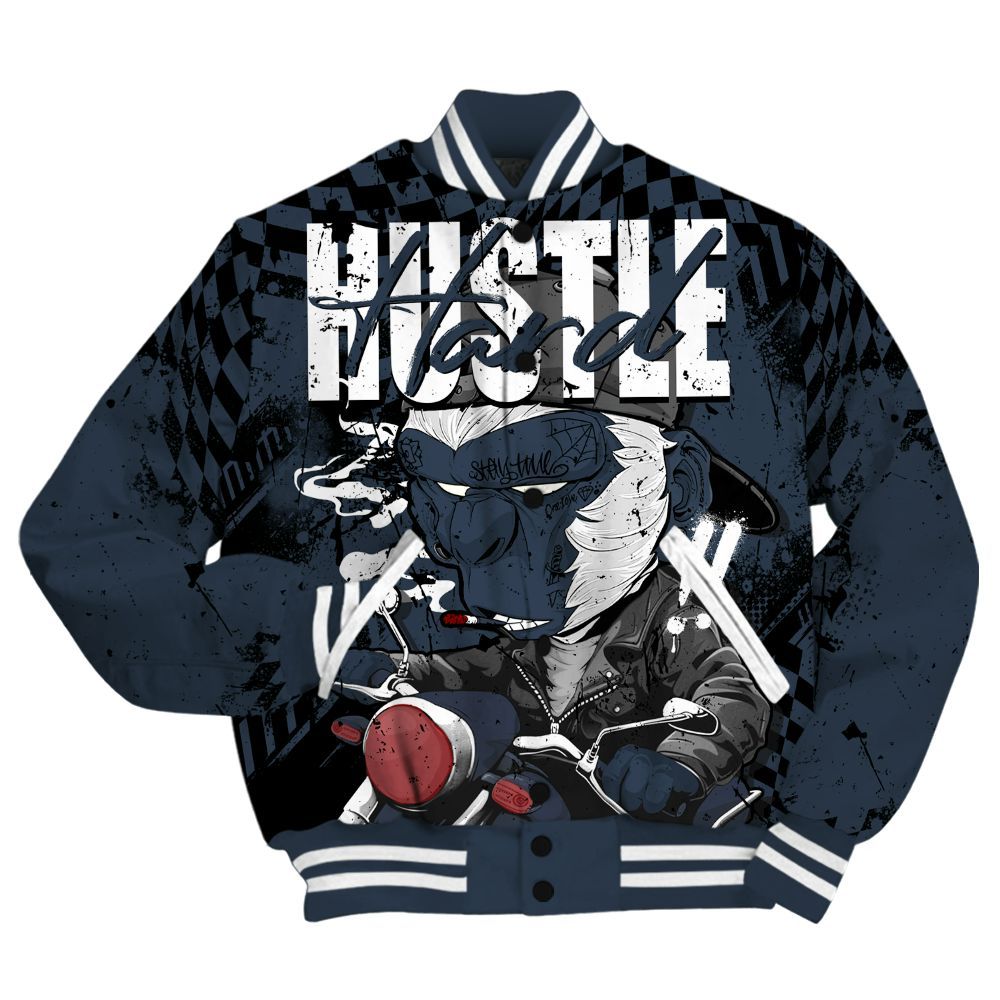 Varsity Jacket To Match Retro Olympic 6s - Hustle Hard Monkey All Over Print