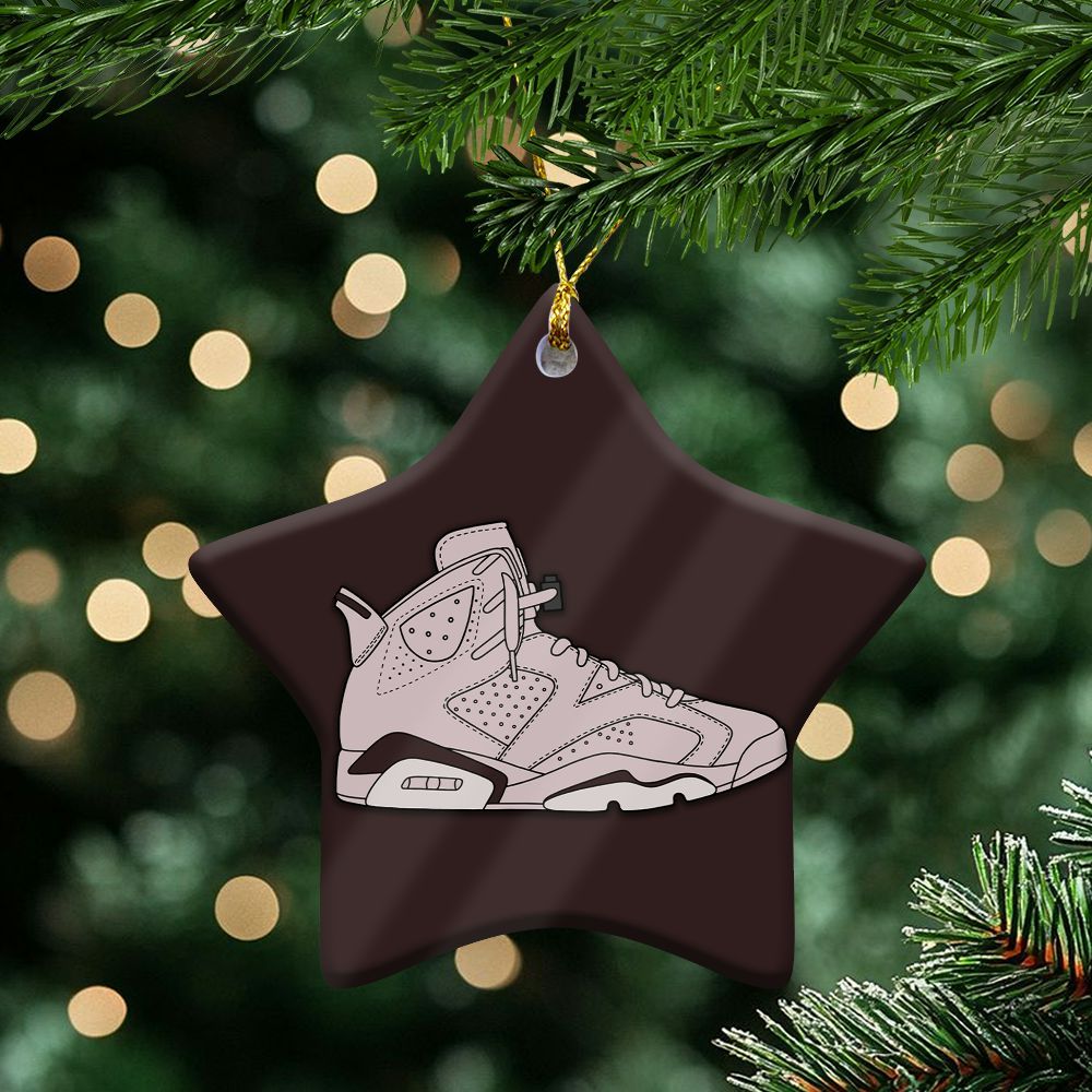AMM Air Smokey Mauve 6s Ceramic Ornaments