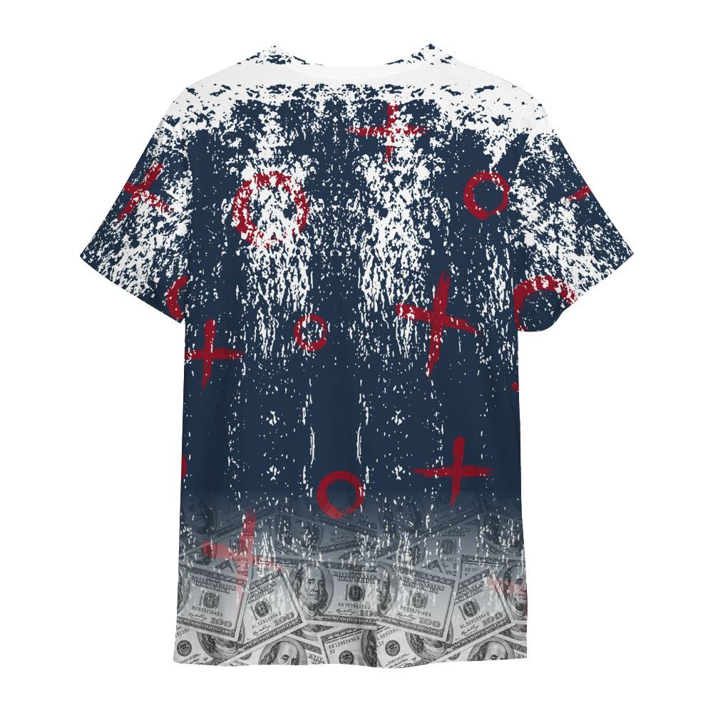 Shirt To Match White Midnight Navy 6s - Selfmade Unique Grunge All Over Print