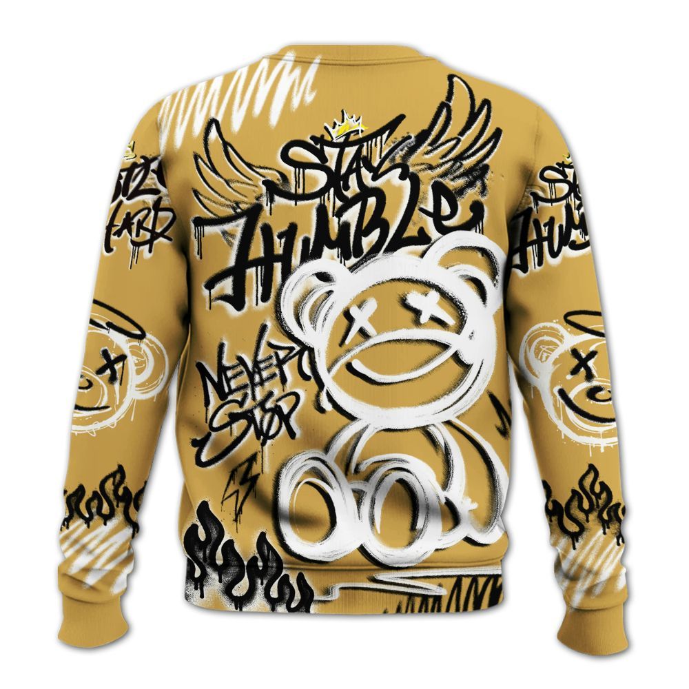 Sweatshirt To Match Retro Light Ginger 14s - Humble Drip Streetwear Graffity All Over Print