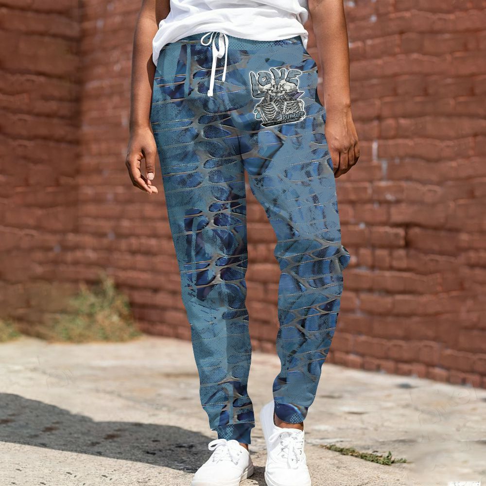 Sweatpant To Match Air Foamposite Kazuya Mishima - Skull Love All Over Print