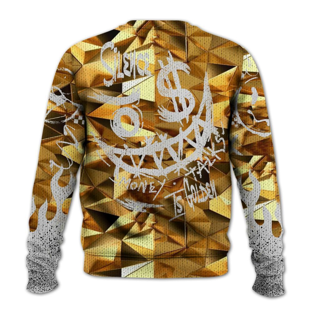 Knitted Sweater To Match NET Gold 4s - Mouth Burning Street Style