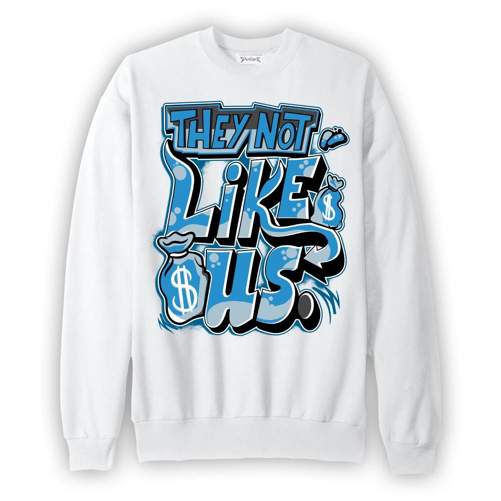 Sweatshirt To match Powder Blue 9s Sweatshirt - Dislike Us Graphic Graphic