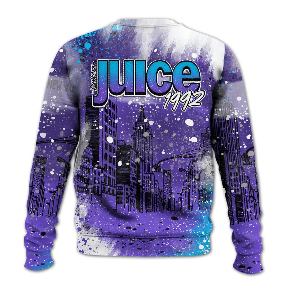 Sweatshirt To Match Retro Aqua 8s - You Got The Juice All Over Print