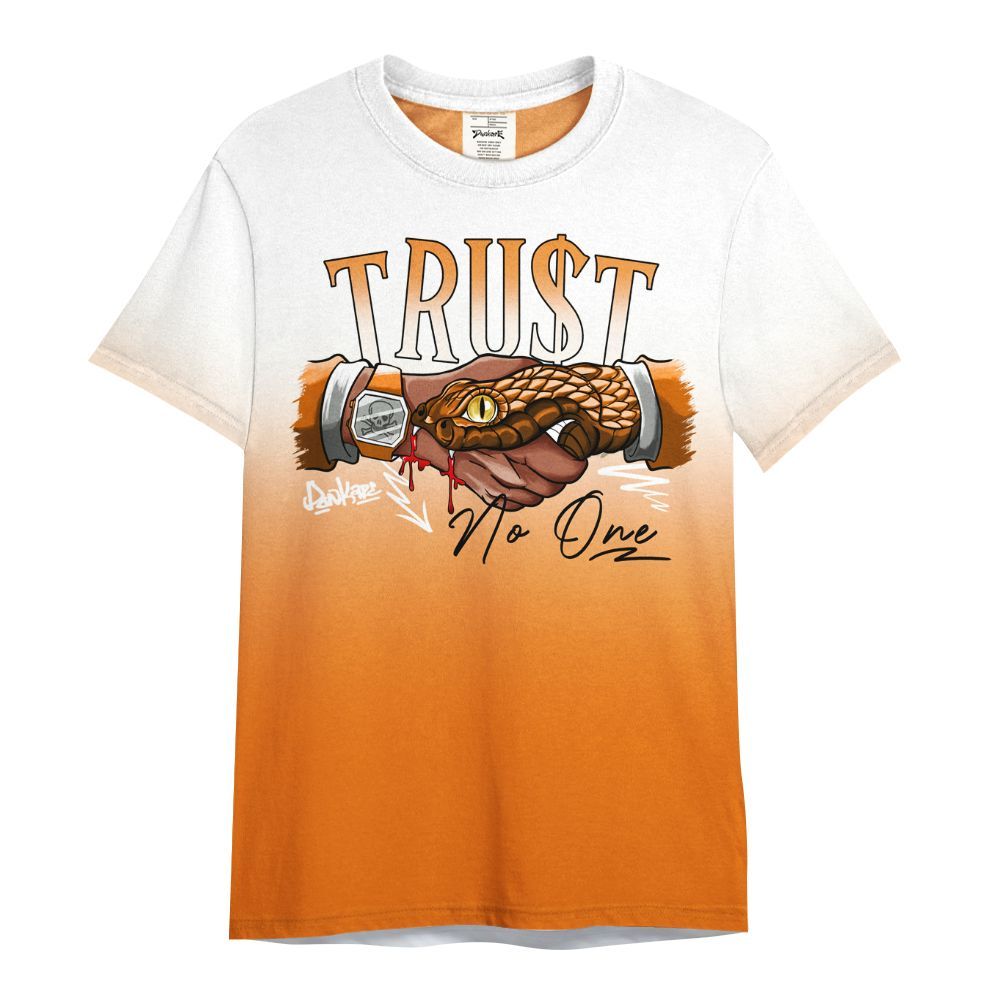 Shirt To Match Orange Citrus 3s - Snake Trust No One Drip All Over Print