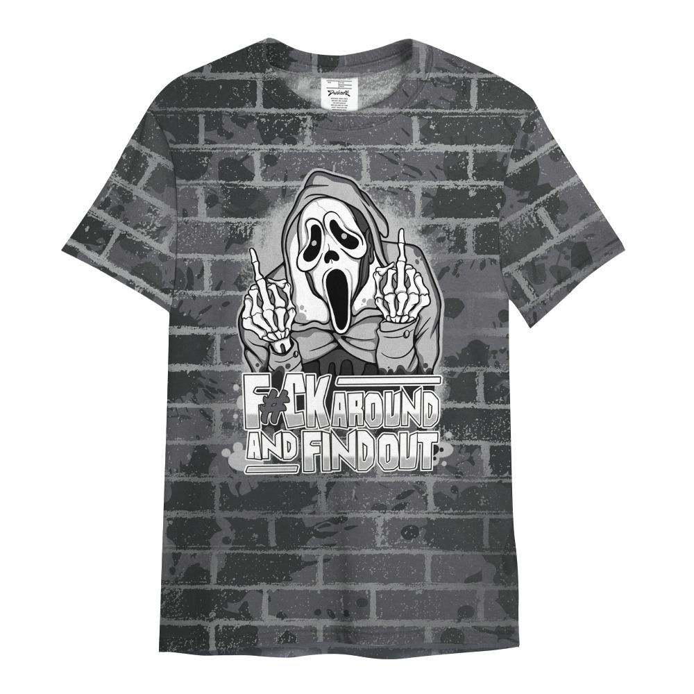 Shirt To Match White Thunder 4s - F#CK And Find Out Graphic Halloween All Over Print