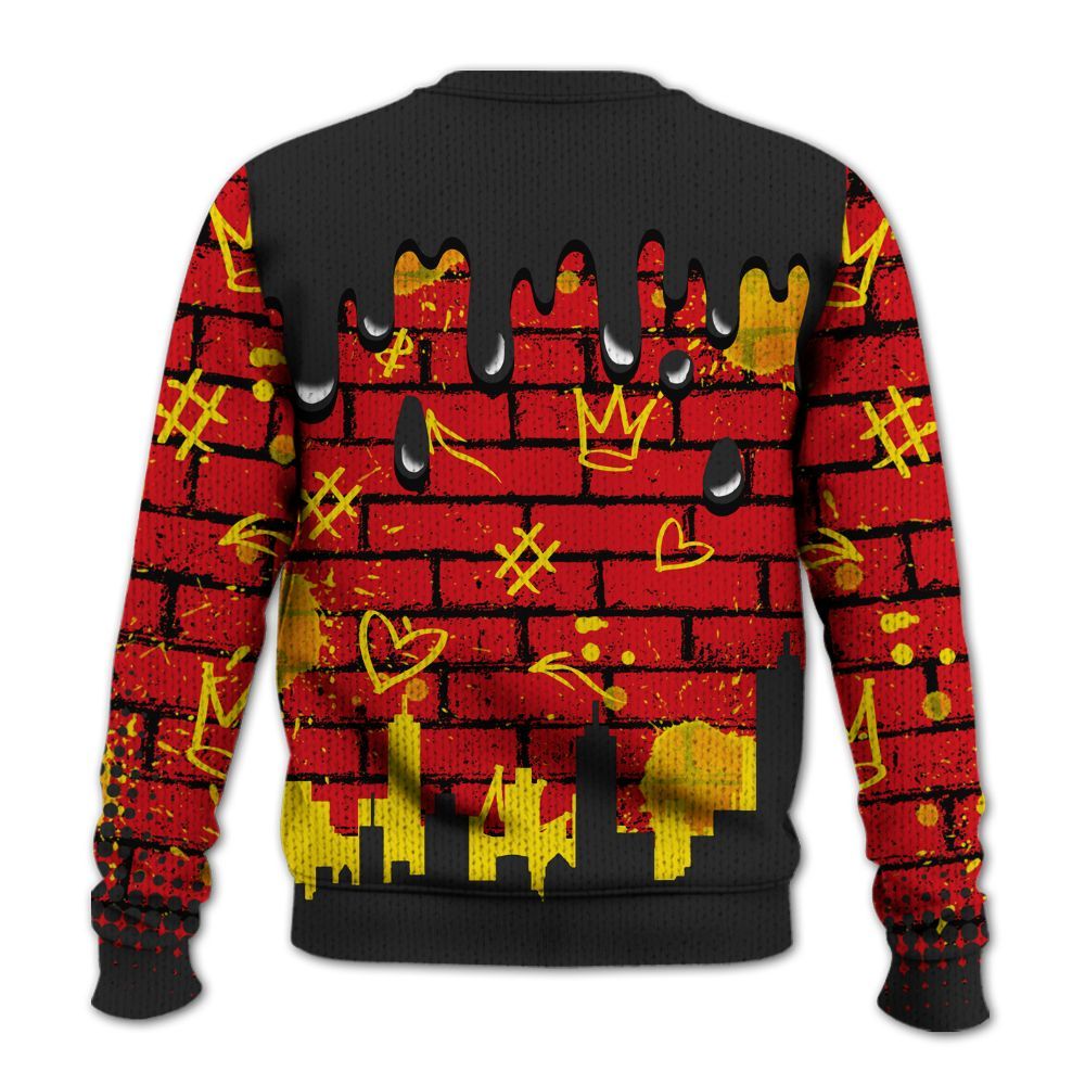 Sweater To Match Ferrari 14s - Hustles Grind Pray Drip Graphic