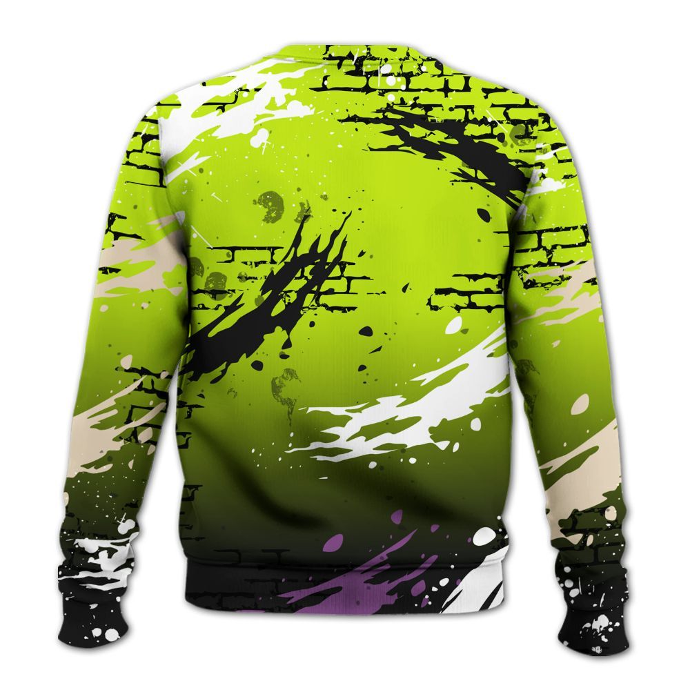 Sweatshirt To Match GS Black Barely Volt 11s - Values Of Loyalty Drip All Over Print