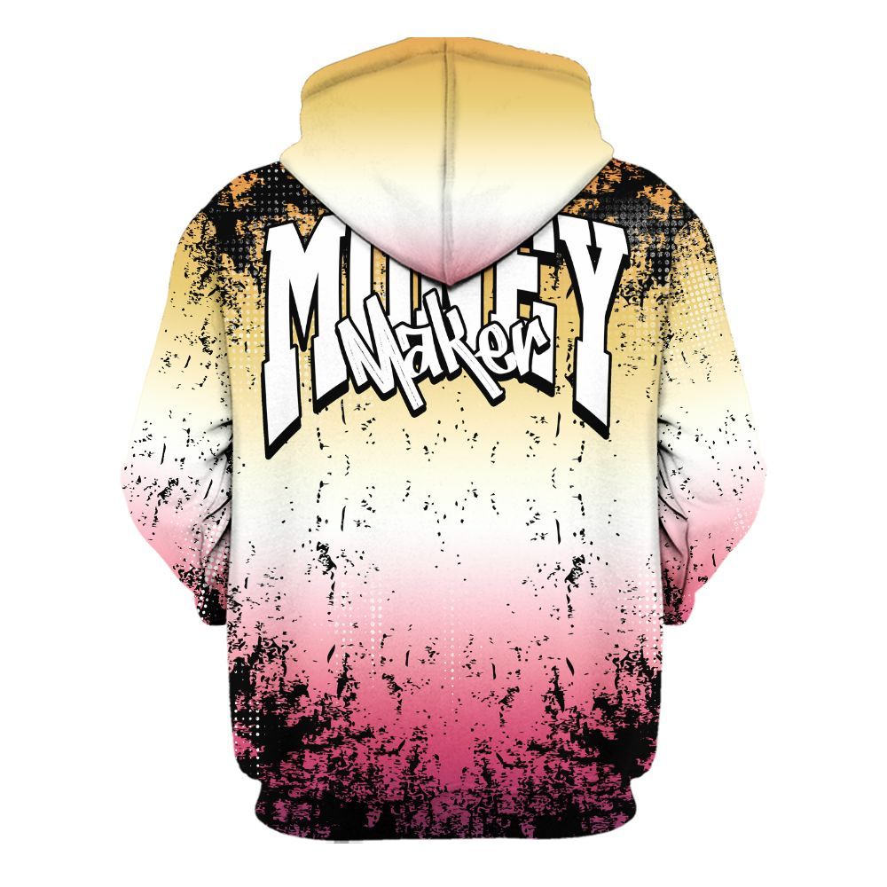 Hoodie To Match Air Griffey Max Los Angeles 1s - Move In Silence Money Street Retro All Over Print