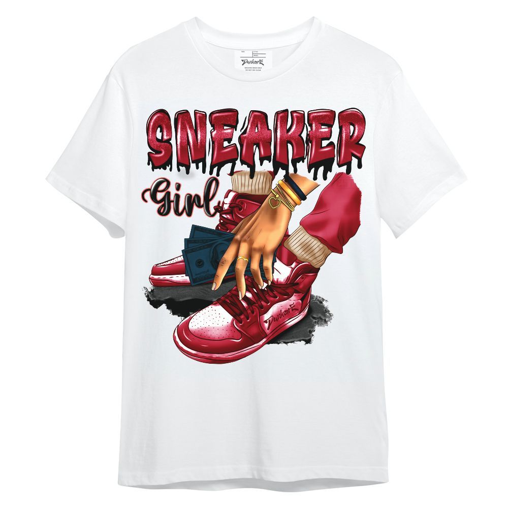 Shirt To Match Mid Multi Color 2022 1s - SNEAKER Girl Money Drip Unisex Shirt