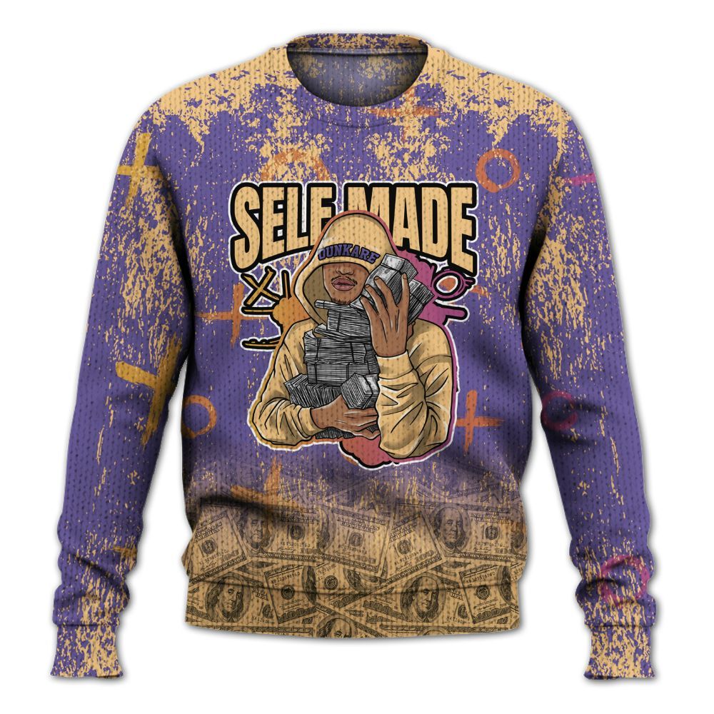 Knitted Sweater To Match Book Sunset 1s - Selfmade Unique Grunge