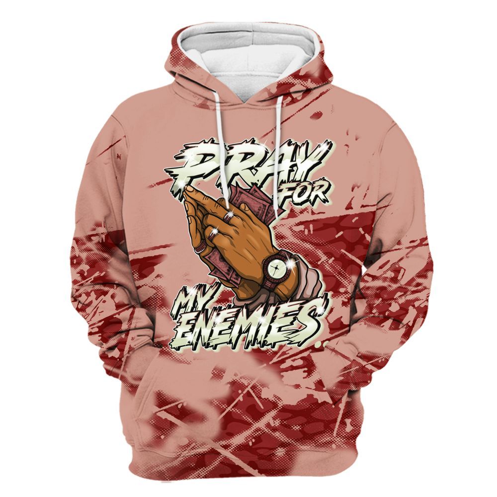 Hoodie To Match Valentines Day 3s - Prayed For Enemies Graphic All Over Print