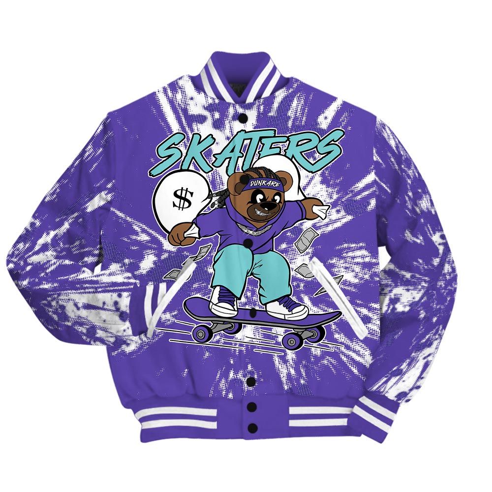 Varsity Jacket To Match Low Hornets 1s - Skaters Bear Luxury Varsity Jacket Unisex