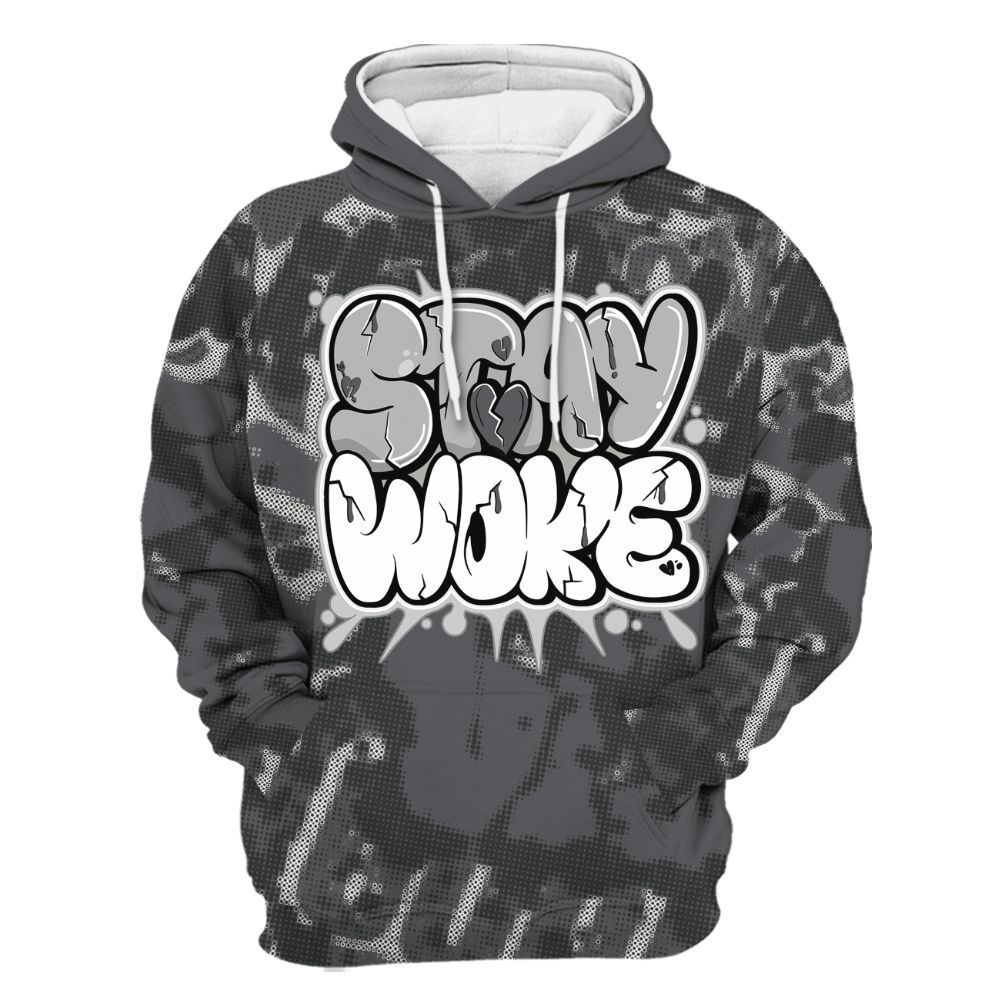 Hoodie To Match White Thunder 4s - Stay And Woken Street All Over Print